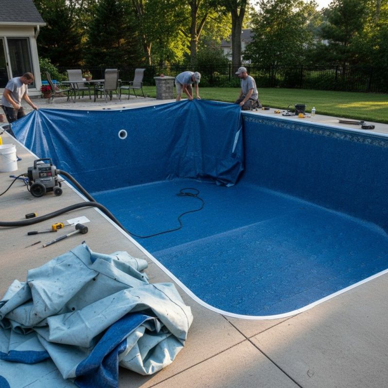 Semi Inground Pool Installation