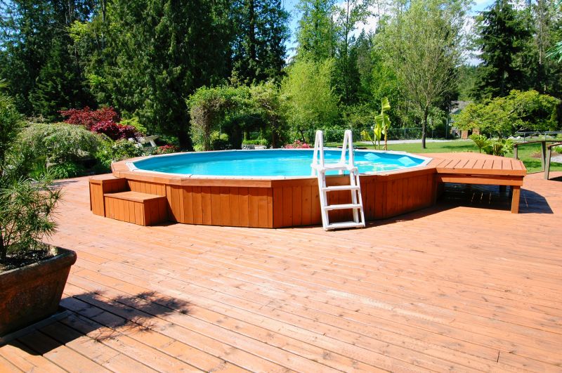 Products For Semi Inground Pool Installations in use